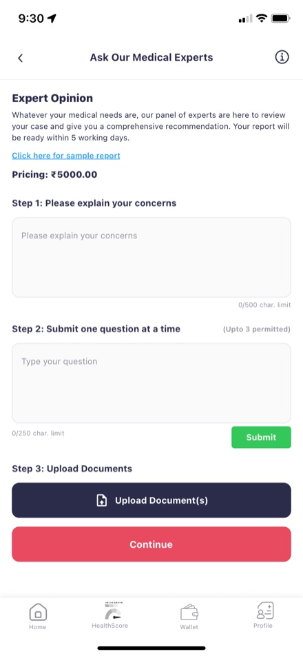 Ask Our Medical Experts: submit your concerns and documents for an expert opinion